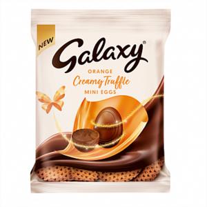 Galaxy Orange Creamy Truffle Mini Eggs 74g