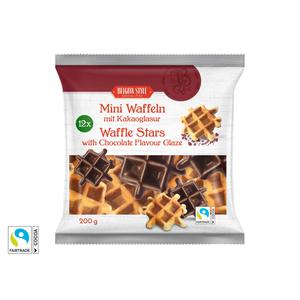 Belgian Style Mini-wafels met cacaoglazuur