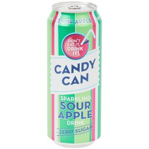 Candy Can Sparkling Sour Apple Drink Zero Sugar