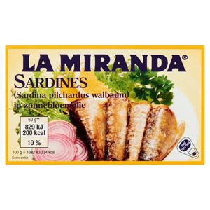 La Miranda Sardines in Zonnebloemolie