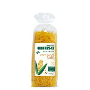 Amisa Mais en Rijst Fusilli Biologisch