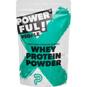 PowerfulPeople Whey protein powder pouch vanille