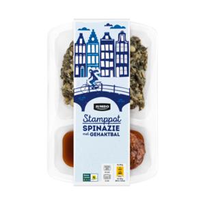 Jumbo Spinazie met Gehaktbal 500g