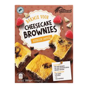 Albona Bakmix voor cheesecake brownies