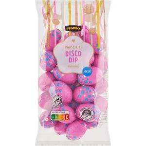 Jumbo Paaseitjes Melk met Disco Dip 200g