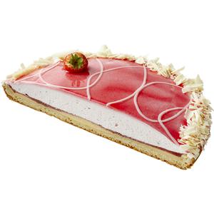 PLUS Aardbeienbavaroisevlaai half