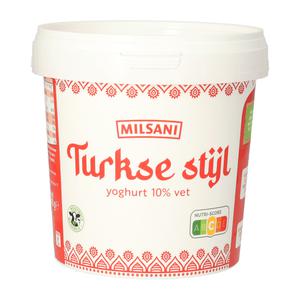 Milsani Turkse stijl yoghurt 10% vet