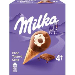 Milka Cornetto 4 Stuks