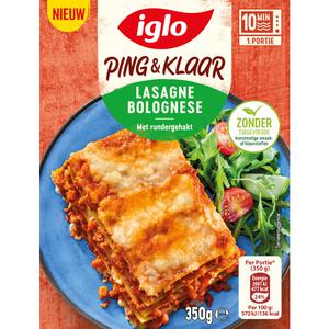 Iglo Ping & klaar lasagne bolognese