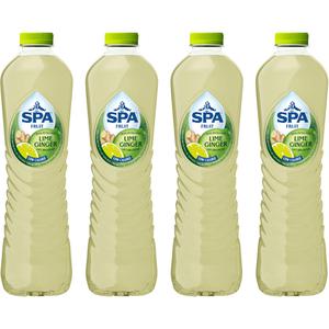 Spa Fruit Lime Ginger 4x1,25l pakket