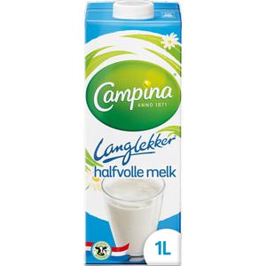 Campina Langlekker melk halfvol 3-pack