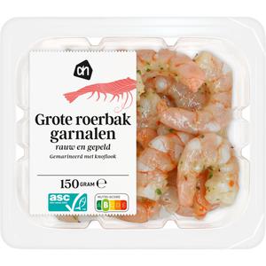 AH Grote roerbak garnalen rauw & gepeld