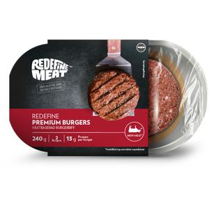 Redefine Meat Premium burgers