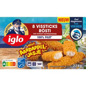 Iglo Vissticks rosti