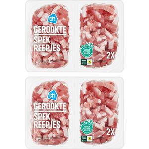 AH Gerookte spekreepjes 2-pack