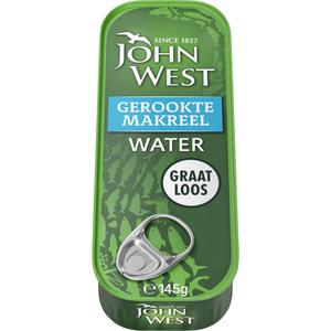 John West Gerookte makreel water