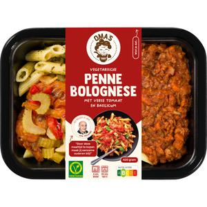 Oma's Soep Verse maaltijd penne bolognese