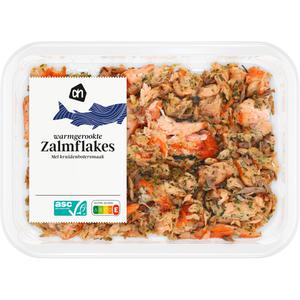 AH Warmgerookte zalmflakes met kruidenboter