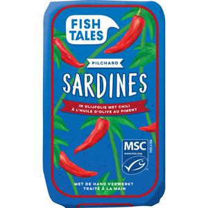 Fish Tales Sardines in olijfolie met chili