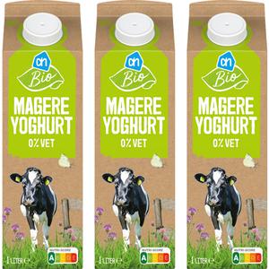 AH Biologisch Magere yoghurt 3-pack