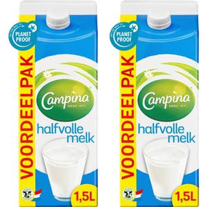 Campina Halfvolle Melk 1,5L pakket