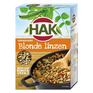 Hak Blonde linzen gedroogd