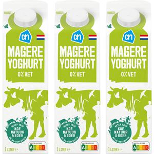 AH Magere yoghurt 3-pack