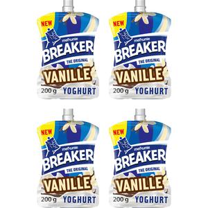 Melkunie Breaker vanille yoghurt 4-pack