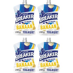 Melkunie Breaker Banaan yoghurt 4-pack