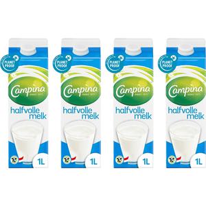 Campina halfvolle melk 4-pack