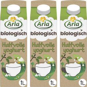 Arla Biologisch halfvolle yoghurt 3-pack