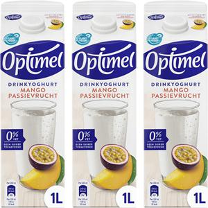 Optimel drinkyoghurt mango passievrucht 1L 3pack