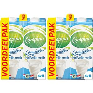 Campina houdbare melk voordeelpakket