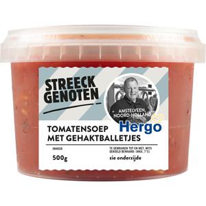 Streeckgenoten Tomatensoep met gehaktballetjes