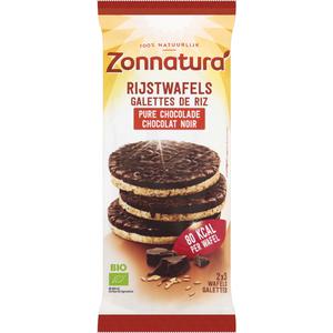 Zonnatura Rijstwafels pure chocolade