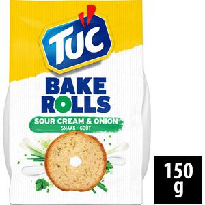 LU Tuc bake rolls sour cream & onion