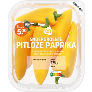 AH Snoepgroente pitloze paprika geel