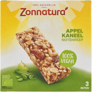 Zonnatura Appel kaneel notenreep