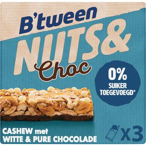 Hero B'tween nuts&choc cashew met chocolade