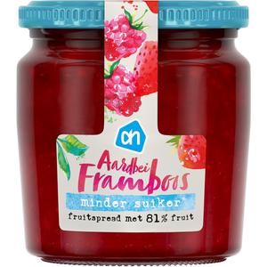 AH Fruitspread aardbei framboos