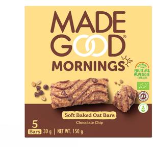 Madegood Mornings soft baked oat bars chocolate