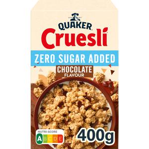 Quaker Cruesli chocolate zero sugar added