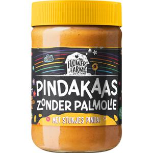 Flower Farm Pindakaas zonder palmolie met stukjes