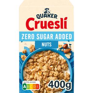 Quaker Cruesli nuts zero sugar added