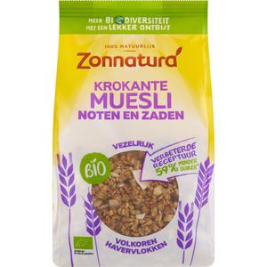 Zonnatura Krokante muesli noten en zaden