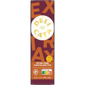 Delicata Reep extra pure chocolade 70%