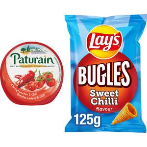 Lay's bugles met Paturain snackpakket