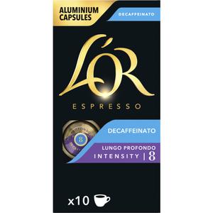 L'OR Decaffeinato lungo profondo capsules