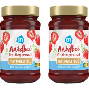 AH Aardbei fruitspread met maltitol 2-pack