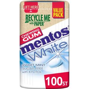 Mentos Gum White sweet mint value pack